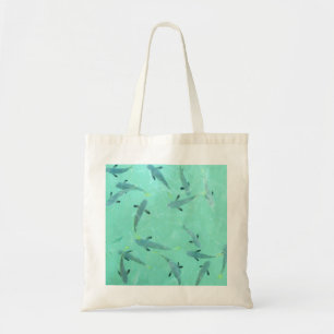 Tote Bag Fidji poissons nageant dans une eau bleu clair