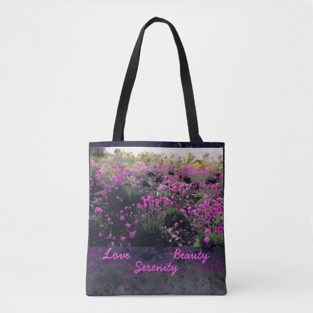 Tote Bag Field of flowers (Devant)