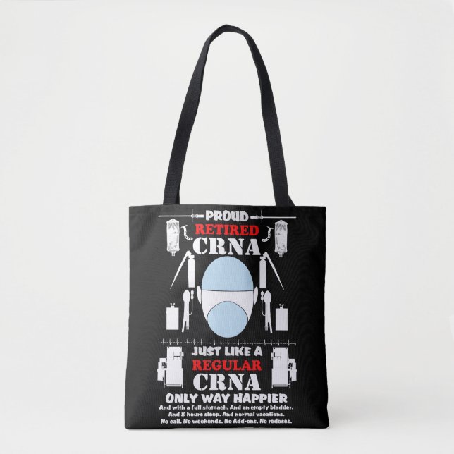 Tote Bag Fier CRNA retraité (Devant)