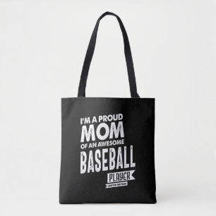Tote Bag Fier Maman d'un joueur de baseball génial