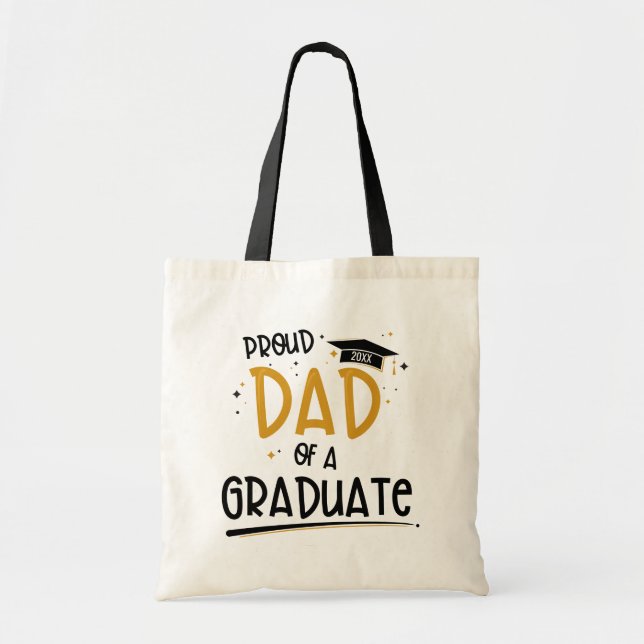 Tote Bag Fier papa d'un diplômé (Devant)