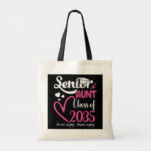 Tote Bag Fier Tante D'Une Classe De 2035 Diplômé Senior