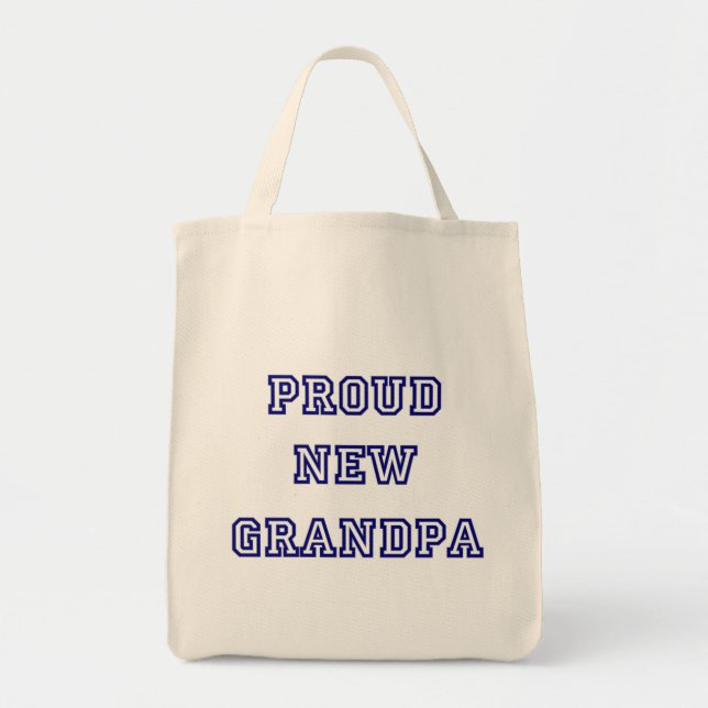 Tote Bag Fiers nouveaux T-shirts Grandpa-University (Devant)