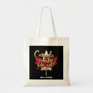 Tote Bag Fierté canadienne : le Canada n'est pas à vendre