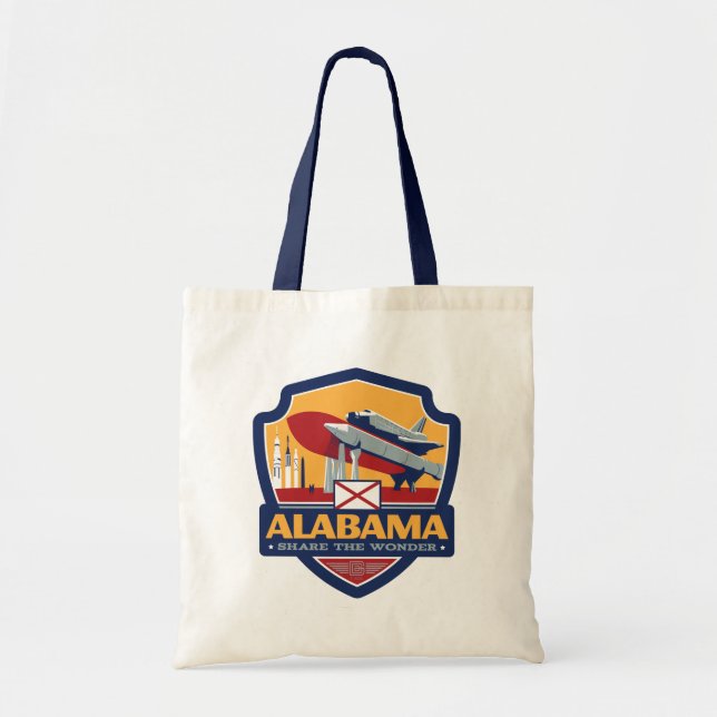 Tote Bag Fierté de l'État | Alabama (Devant)