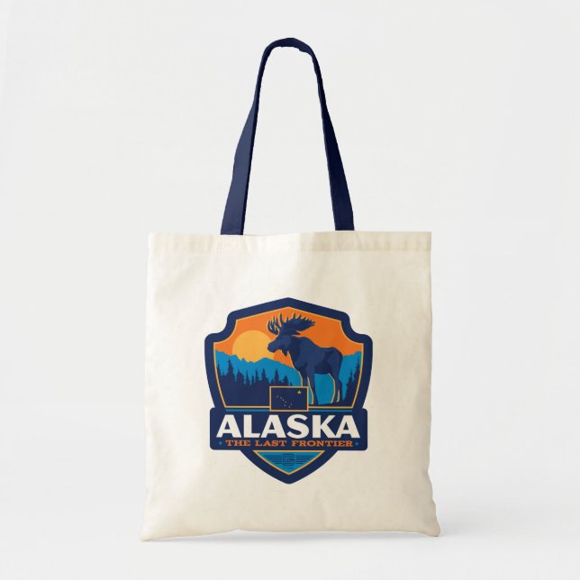 Tote Bag Fierté de l'État | Alaska (Devant)