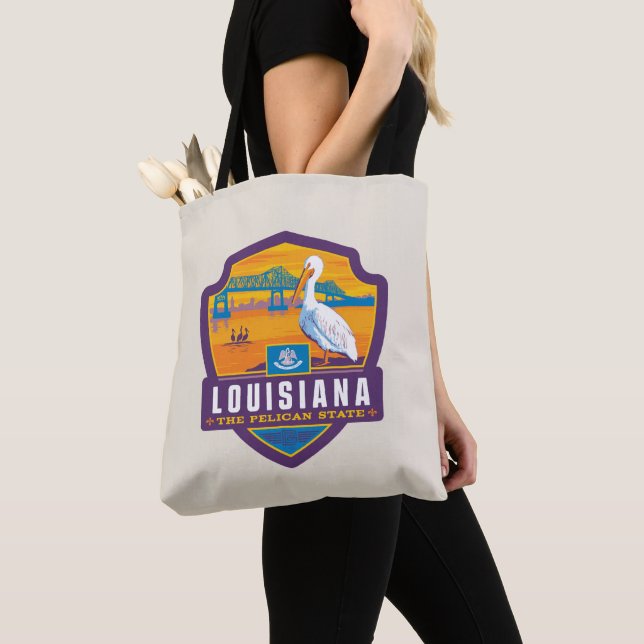 Tote Bag Fierté de l'État | Louisiane (De près)