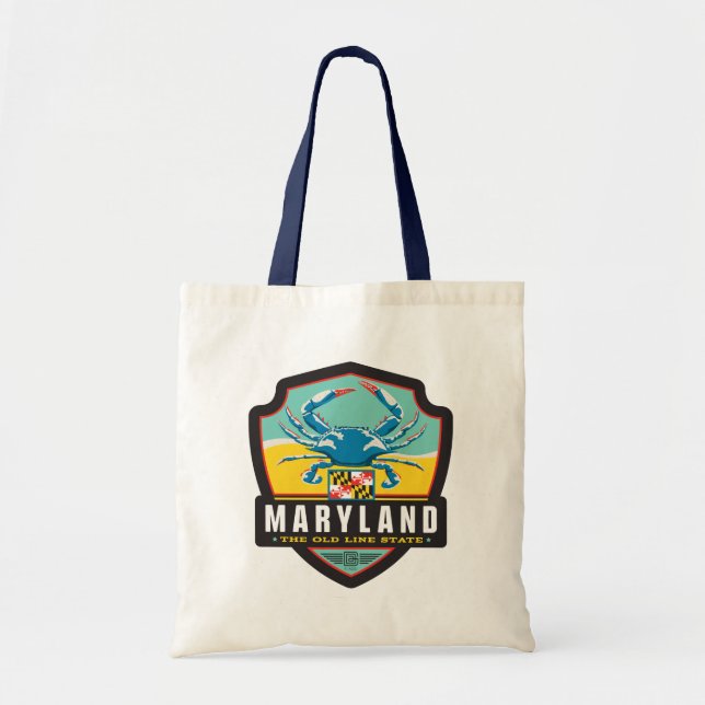 Tote Bag Fierté de l'État | Maryland (Devant)