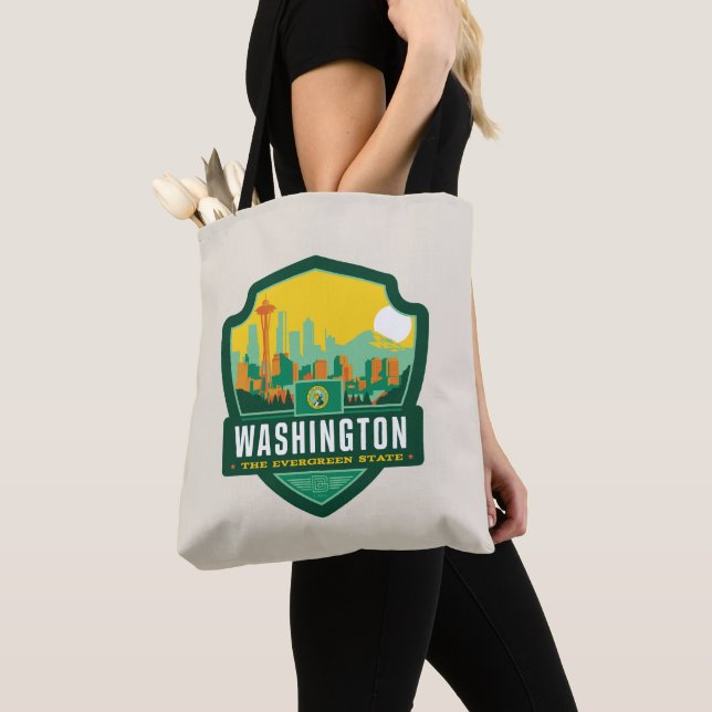 Tote Bag Fierté de l'État | Washington (De près)