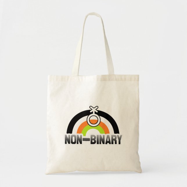 Tote Bag Fierté Non-Binaire (Devant)