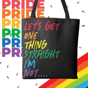 Tote Bag Fierté, une chose juste Je ne suis pas
