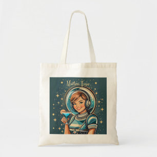 Tote Bag Fille Astro Rétro Futuriste Temps Martini