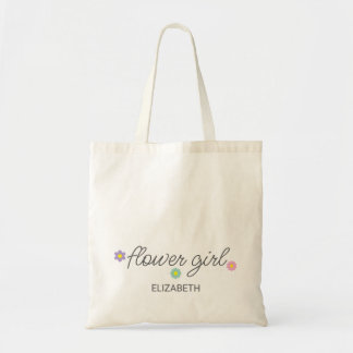 Tote Bag Fille aux fleurs
