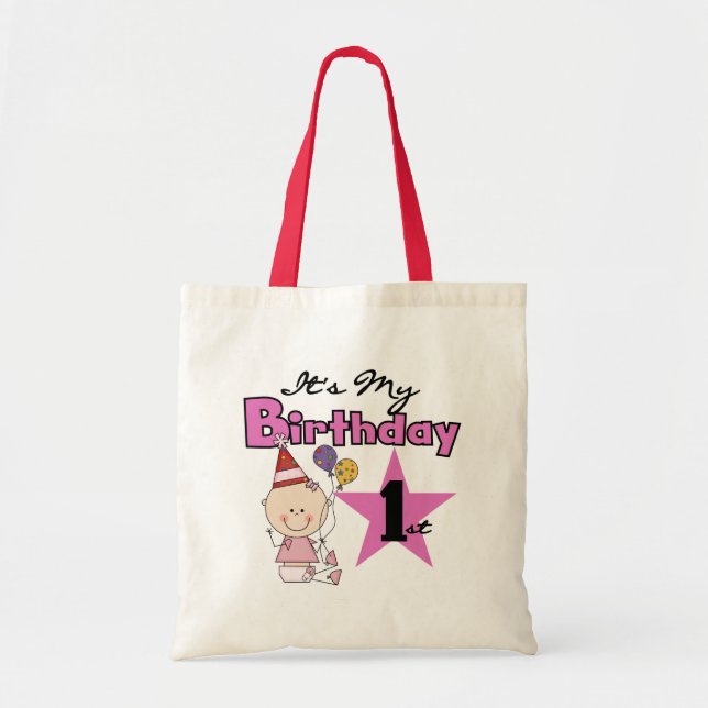 Tote Bag Fille C'est mes t-shirts et cadeaux d'anniversaire (Devant)