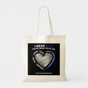 Tote Bag Fille Colorectal En Droit Sensibilisation Colon