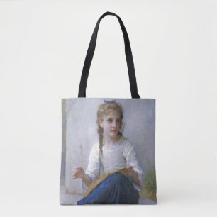 Tote Bag Fille coudre, Bouguereau