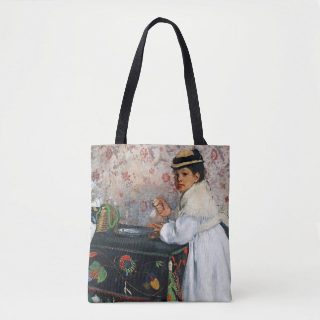 Tote Bag Fille dans un Casquette, Edgar Degas (Devant)