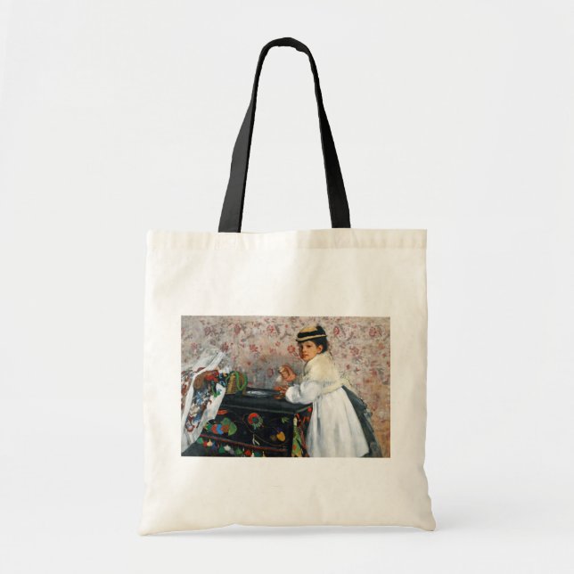 Tote Bag Fille dans un Casquette, Edgar Degas (Devant)