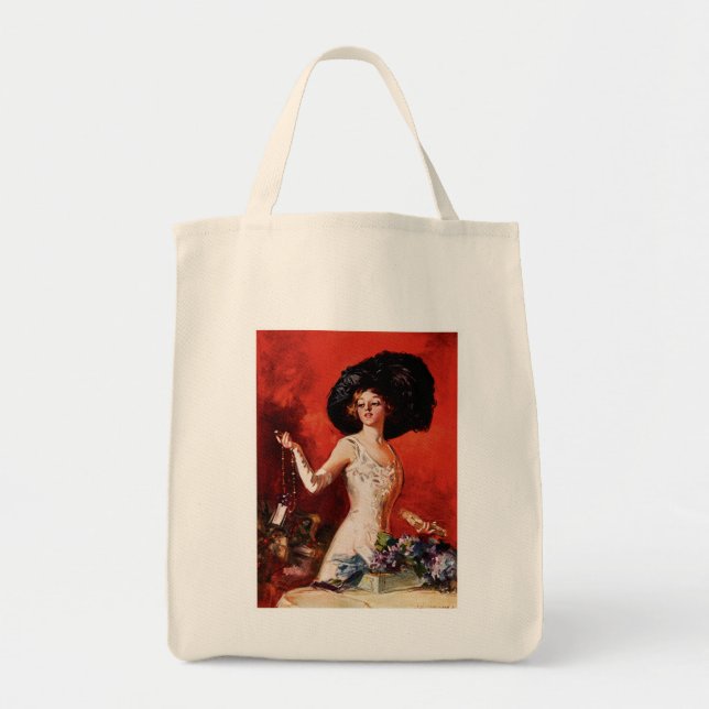 Tote Bag Fille de charme d'Edwardian (Devant)