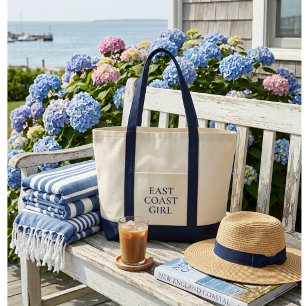 Tote Bag Fille de la Côte Est Prépa Côtière