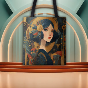 Tote Bag Fille de la société Art Déco des années 1920