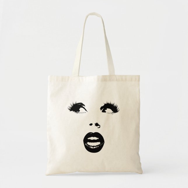 Tote Bag Fille de mode (Devant)