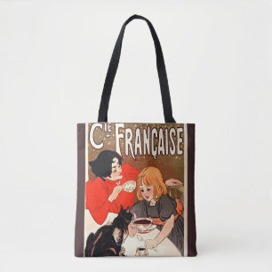 Tote Bag Fille et chat, Poster vintage, Alexandre Steinlen