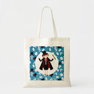 Tote Bag Fille magicien Spectacle Anniversaire