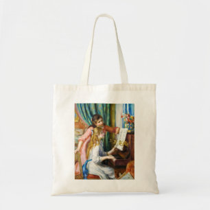 Tote Bag Filles à la peinture de Pierre Auguste Renoir de