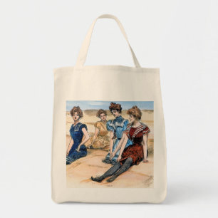 Tote Bag Filles de Gibson sur la plage, 1900
