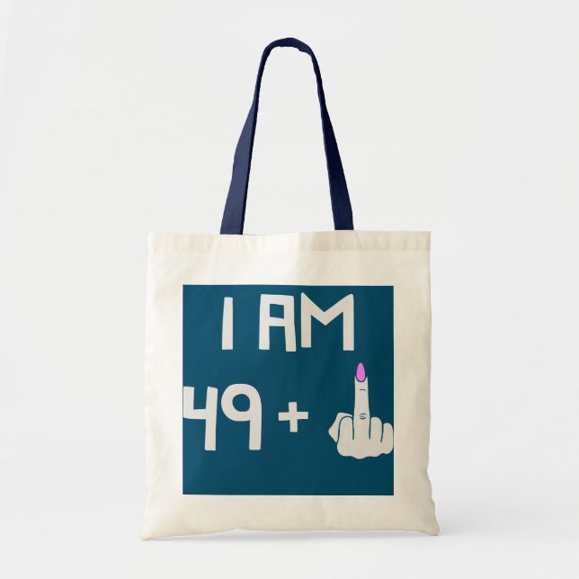 Tote Bag Filles Drôle 50e Anniversaire Turning Cinty Gag Po (Devant)