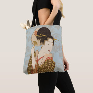 Tote Bag Filles Geishas Japonaises Vintage en Kimonos