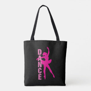 Tote Bag Filles Hot rose Ballerina Danse