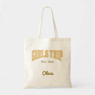 Tote Bag FILLES TRIP Varsity Sunset Ditzy Floral