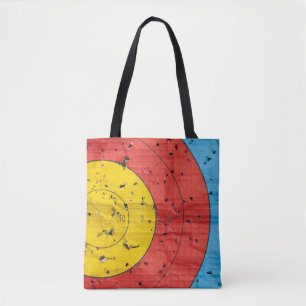Tote Bag Fin de cible de tir à l'arc avec beaucoup de trou