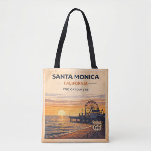 Tote Bag Fin de la Mother Road Sunset