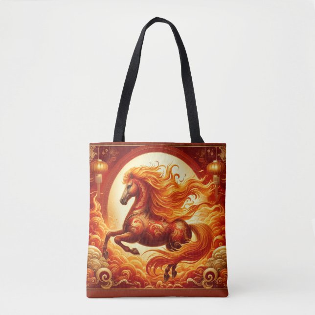 Tote Bag Fire Horse Also (Devant)