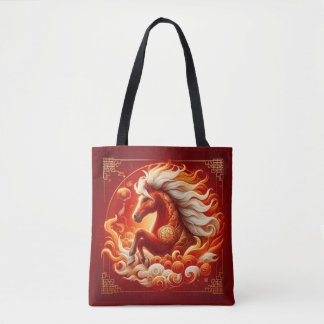 Tote Bag Fire Horse Fourth