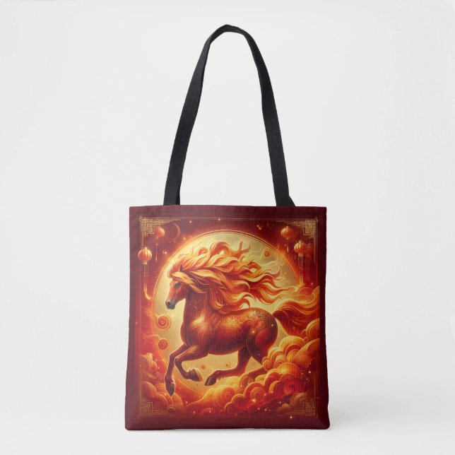 Tote Bag Fire Horse Too (Devant)