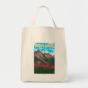 Tote Bag Fireweed avec l'affiche de Vintage voyage de
