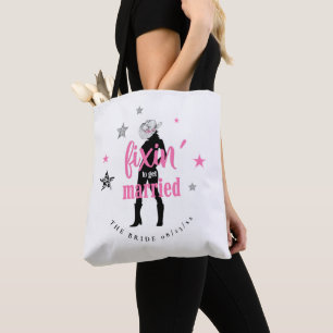 Tote Bag Fixin' The Bride Disco Bachelorette ID925