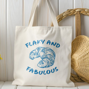 Tote Bag Flaky et Fabky French Croissant, n'importe quelle