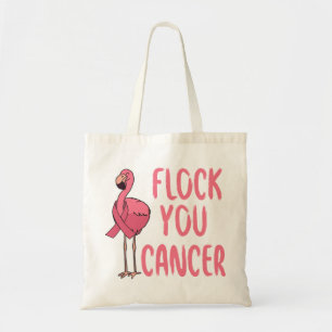 Tote Bag Flamant rose de cancer Sensibilisation au cancer d