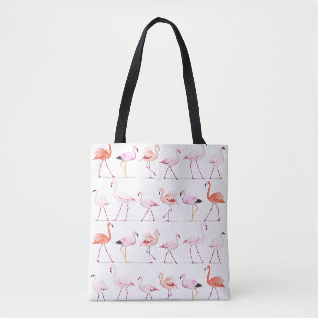 Tote Bag Flamant rose Fourre-tout (Devant)