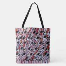 Flamant rose Fourre-tout par la joue de Martin
