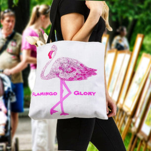Tote Bag Flamant rose gloire