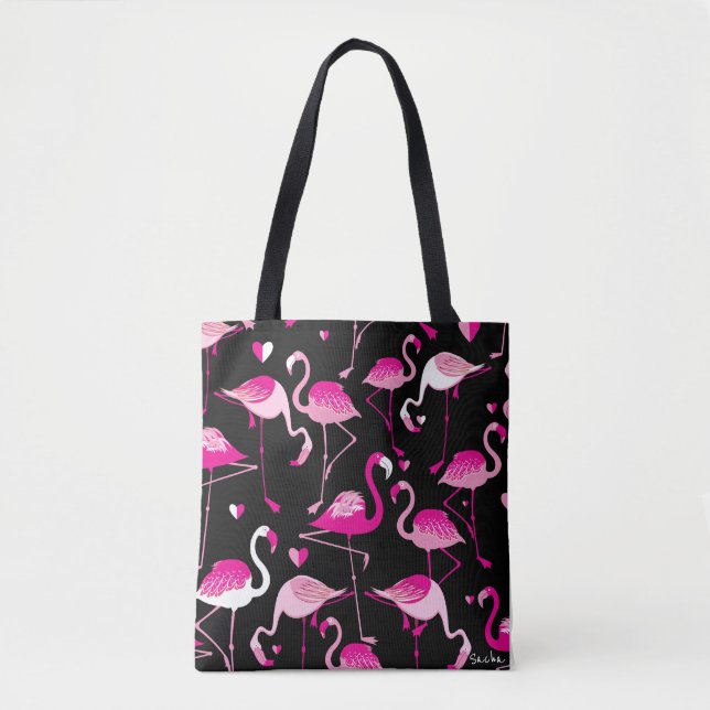 Tote Bag Flamants roses (Devant)