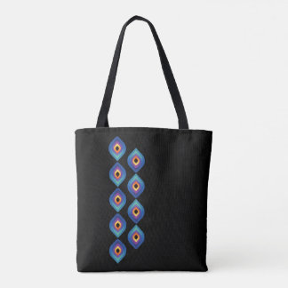 Tote Bag Flamme de Paon (Vertical)