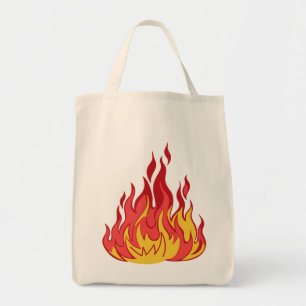 Tote Bag Flammes d'incendie