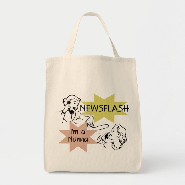 Tote Bag Flash d'information je suis T-shirts et cadeaux (Devant)